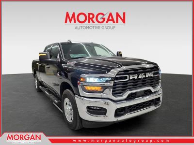 2026 Ram 2500 Tradesman in Diamond Black Crystal Pearlcoat — front three-quarter view