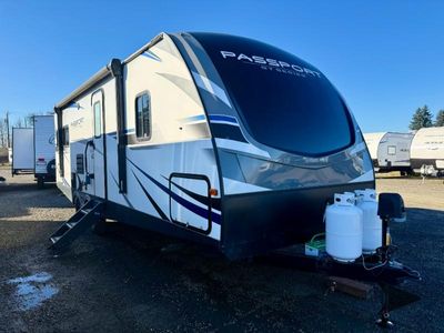 2020 Keystone RV Passport GT — front three-quarter view