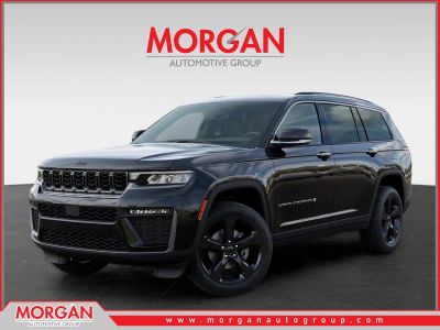 2026 Jeep Grand Cherokee L Limited in Black — front three-quarter view