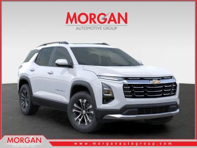 2026 Chevrolet Equinox FWD LT in Summit White — front three-quarter view