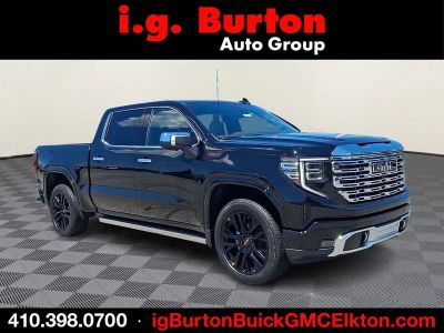 2026 GMC Sierra 1500 Denali in Onyx Black — front three-quarter view