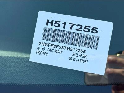 2026 Honda Civic Sedan — photo 24 view