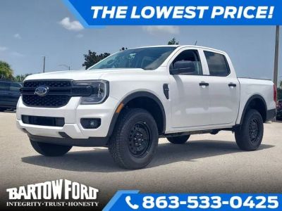 2026 Ford Ranger XL in Oxford White — front three-quarter view