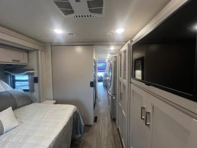 2023 Thor Motor Coach PASADENA — rear three-quarter view
