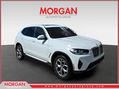 2024 BMW X3 xDrive30i in White — front three-quarter view