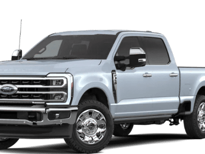 2026 Ford F-350SD King Ranch in Brown — front three-quarter view