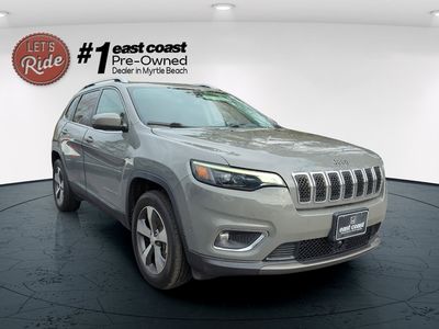 2021 Jeep Cherokee — rear three-quarter view