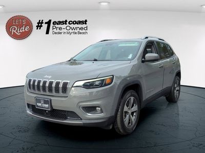 2021 Jeep Cherokee — front three-quarter view