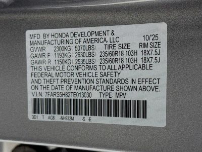 2026 Honda CR-V Hybrid — photo 35 view