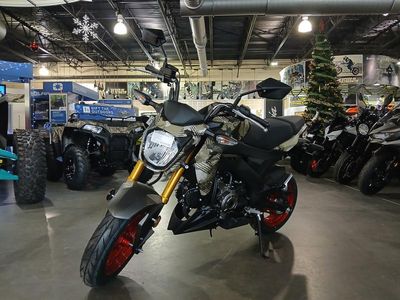 2026 Kawasaki Z125 PRO Cypher Camo Beige - Photo 3
