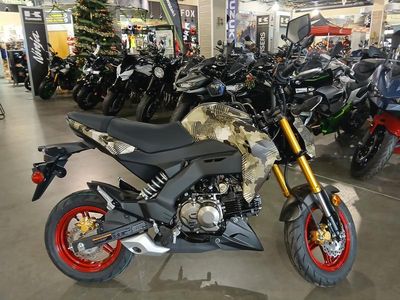 2026 Kawasaki Z125 PRO Cypher Camo Beige - Photo 9
