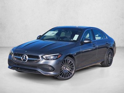 2026 Mercedes-Benz C-Class C 300 Sedan in Selenite Gray — front three-quarter view