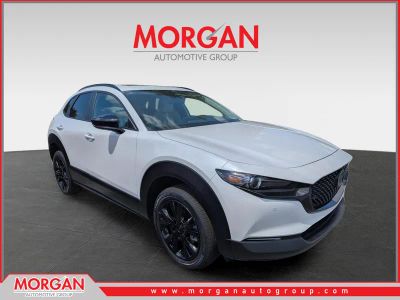 2026 Mazda CX-30 2.5 Turbo Aire Edition in Snowflake White Pearl Mica — front three-quarter view