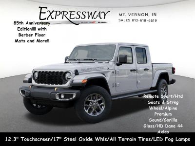 2026 Jeep Gladiator 85th Anniversary Edition in Bright White Clear-Coat Exterior Paint — front three-quarter view