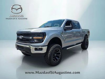 2025 Ford F-150 XLT in Silver — front three-quarter view