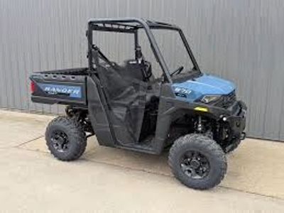 2026 Polaris Ranger SP 570 Premium in Zenith Blue — front three-quarter view