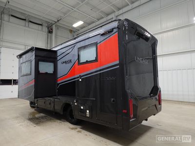 2026 Grand Design Lineage Series M — rear three-quarter view