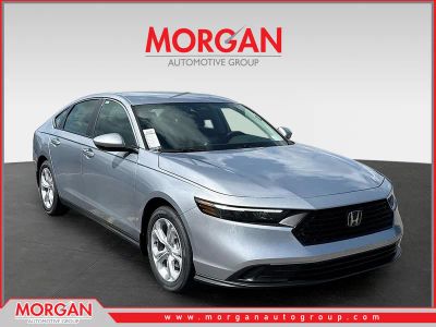 2026 Honda Accord Sedan LX in Solar Silver Metallic — front three-quarter view