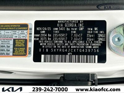 2026 Kia Sorento — photo 41 view