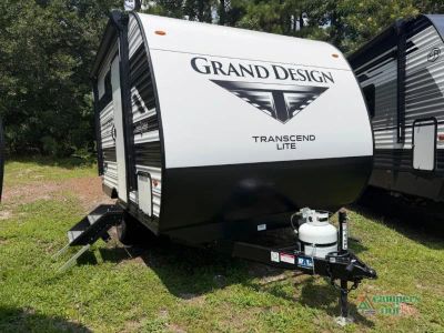 2027 Grand Design Transcend Lite — front three-quarter view