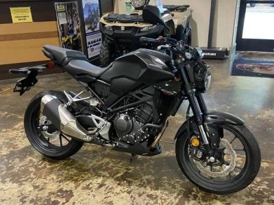 2025 Honda® CB300R — front three-quarter view
