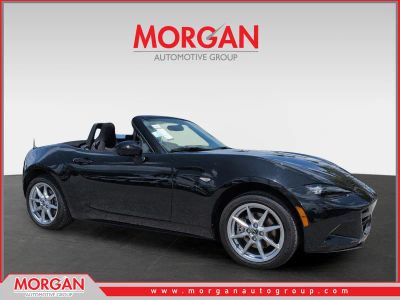 2016 Mazda Miata Sport in Black — front three-quarter view