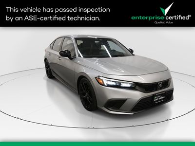 2024 Honda Civic Hatchback Sport CVT — front three-quarter view
