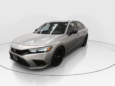 2024 Honda Civic Hatchback — rear three-quarter view