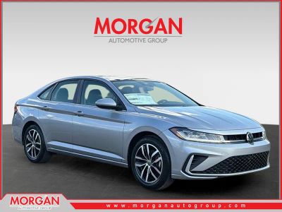 2026 Volkswagen Jetta SE in Silver Metallic — front three-quarter view