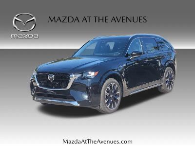 2026 Mazda CX-90 3.3 Turbo S Premium Plus in Black — front three-quarter view