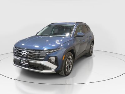 2025 Hyundai Tucson — rear three-quarter view