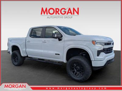 2026 Chevrolet Silverado 1500 RST in Summit White — front three-quarter view