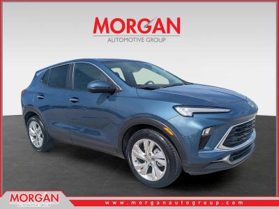 2024 Buick Encore GX Preferred in Ocean Blue Metallic — front three-quarter view