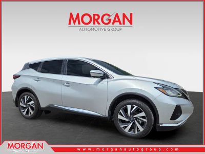 2024 Nissan Murano SL in Silver — front three-quarter view