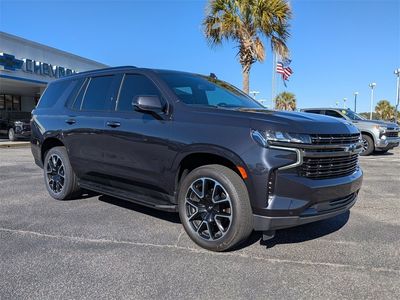2022 Chevrolet Tahoe RST in Gray — front three-quarter view