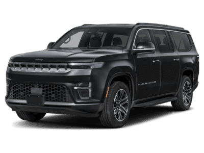 2026 Jeep Grand Wagoneer L Limited Reserve in Black — front three-quarter view