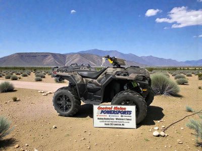 2026 Polaris Sportsman 850 Premium A26SXE85AZ in Nara Bronze — front three-quarter view