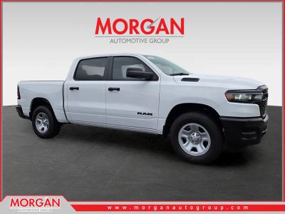2026 Ram 1500 Tradesman in White — front three-quarter view