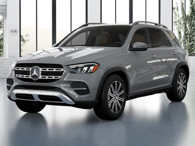 2026 Mercedes-Benz GLE 350 in MANUFAKTUR Alpine Grey — front three-quarter view