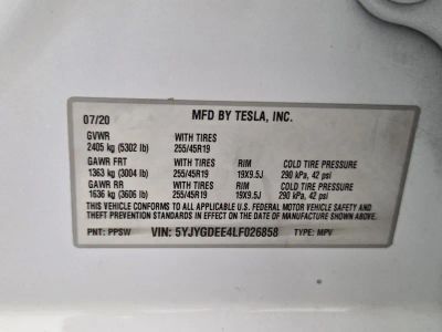 2020 Tesla Model Y — photo 33 view