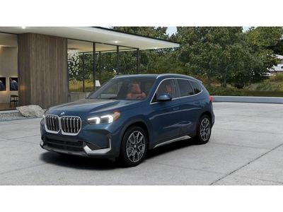 2026 BMW X1 xDrive28i xDrive28i in Night Dusk Blue Metallic — front three-quarter view