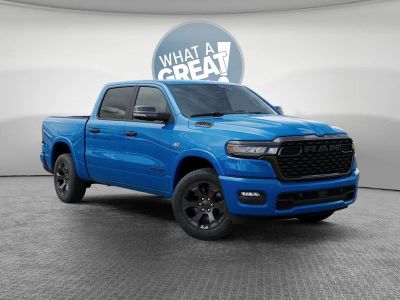 2026 RAM 1500 Big Horn/Lone Star in Hydro Blue Pearl-Coat Exterior Paint — front three-quarter view