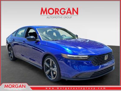 2026 Honda Accord Hybrid Sport in Still Night Pearl — front three-quarter view
