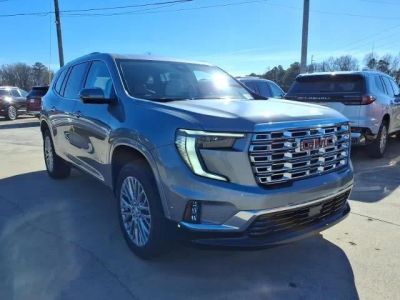 2026 GMC Acadia Denali in Sterling Metallic — front three-quarter view