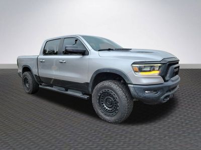 2022 Ram 1500 Rebel in Billet Silver — front three-quarter view