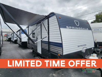 2026 Keystone RV Springdale Mini — front three-quarter view