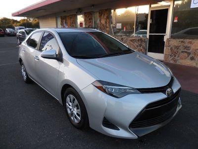 2019 Toyota Corolla in Silver — front three-quarter view