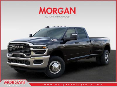 2026 Ram 3500 Tradesman in Black — front three-quarter view