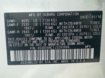 2018 Subaru Outback — photo 33 view