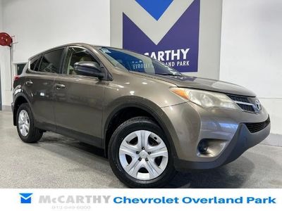2013 Toyota RAV4 — rear three-quarter view